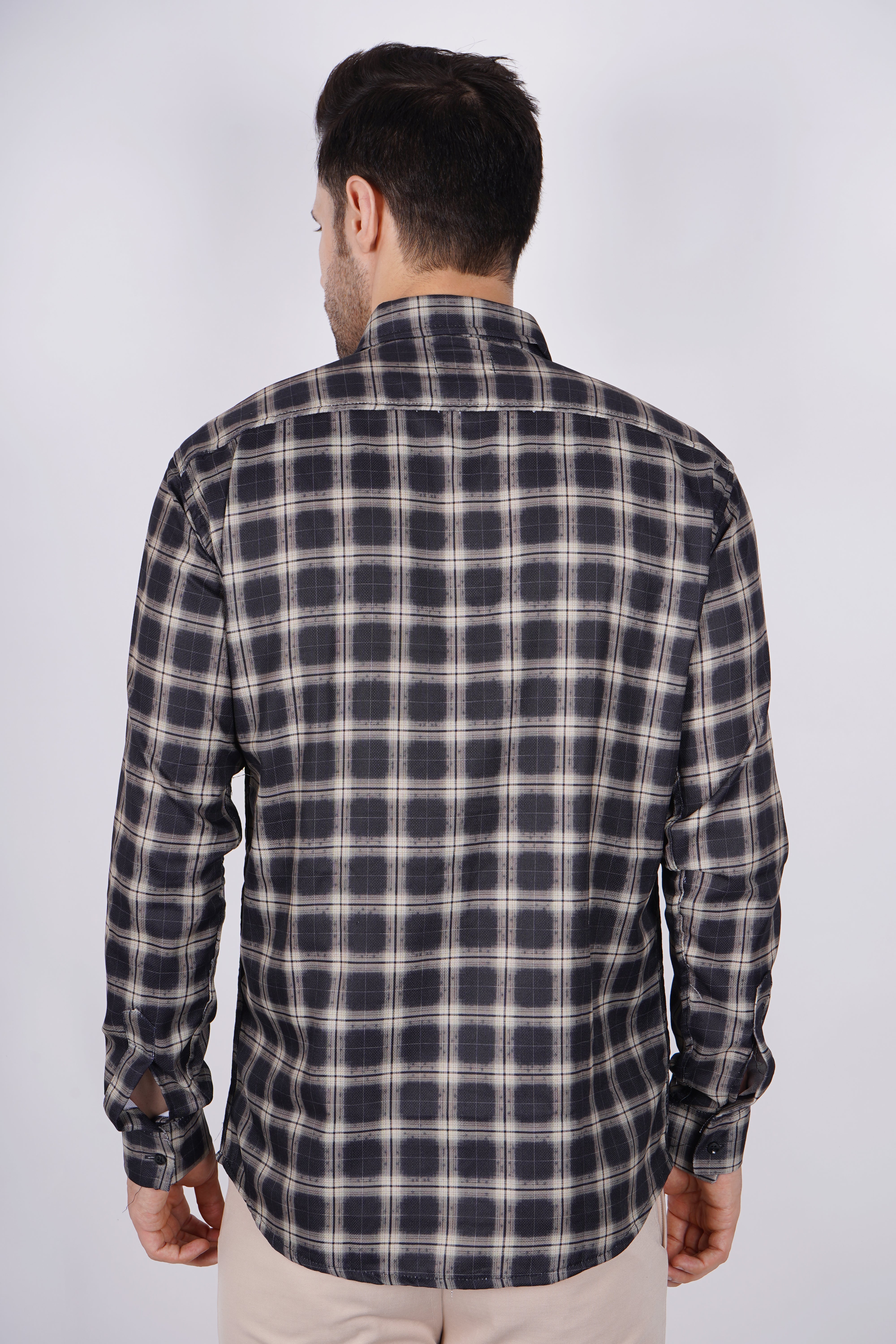 Classic Checkered Men's Shirt AC #057